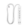 Philips 4-Outlet 2-USB Port Surge Protector, 4', White/Gray (SPC6244WCT1/37)~#|#~sp142111682_sc7