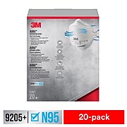 3M™ Aura™ N95 Particulate Respirator, White, 20/Pack (9205P-20-DC)