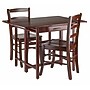 Winsome Taylor 3-Piece Wooden Dining Set, 30.51" x 41.73", Walnut (94353)~#|#~sp14275664_sc7