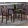 Winsome Clayron 3-Piece 35.98" Round Wooden DropLeaf Table Dining Set, Walnut (94388)~#|#~sp14275670_sc7