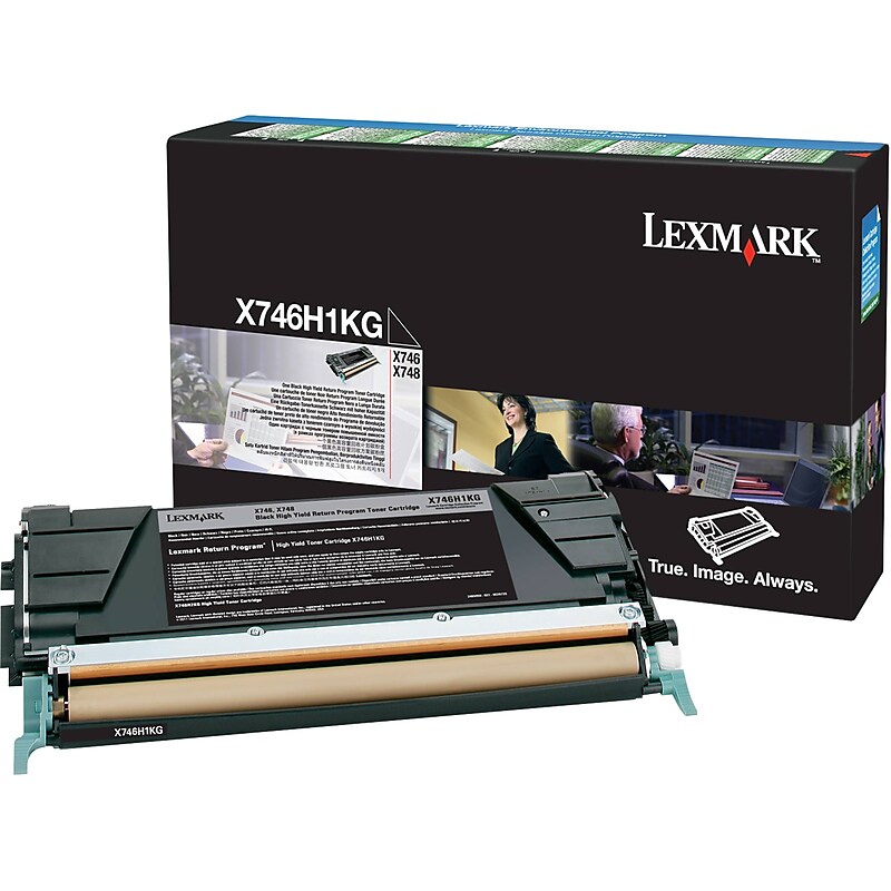 Lexmark X746 Black High Yield Toner Cartridge image 1