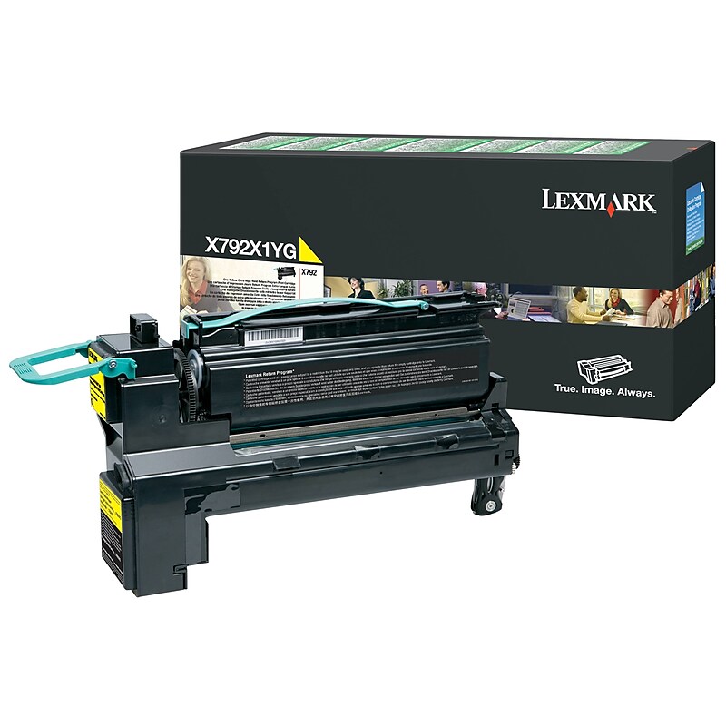 Lexmark X792X1YG Yellow Extra High Yield Toner Cartridge image 1