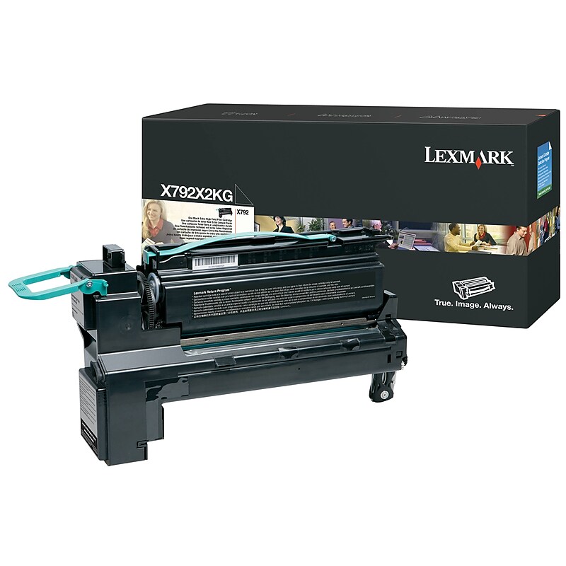 Lexmark X792X2KG Black Extra High Yield Toner Cartridge image 1