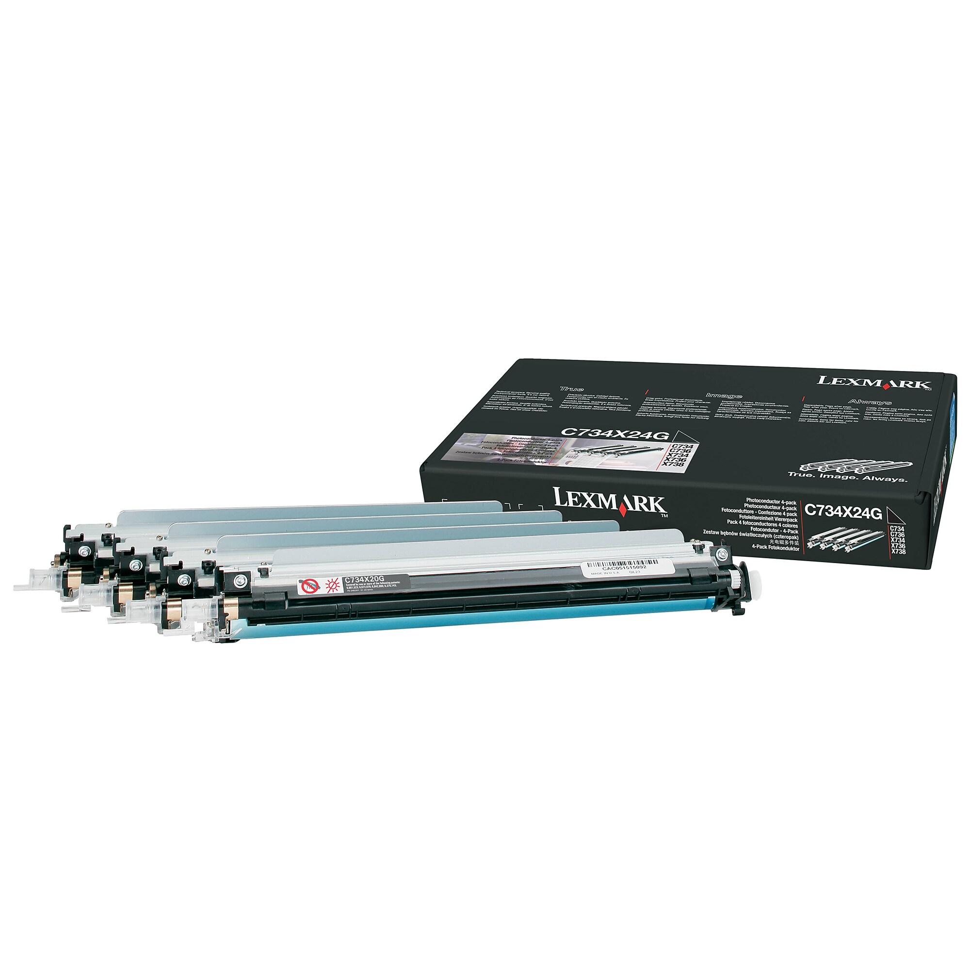 Lexmark Photoconductor Unit, 4/Pack (C734X24G) Simolary simolary.com