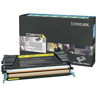Lexmark C736 Yellow High Yield Toner Cartridge