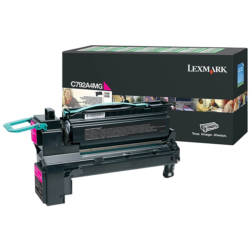 Lexmark 792 Magenta Standard Yield Toner Cartridge (C792A4MG) image 1