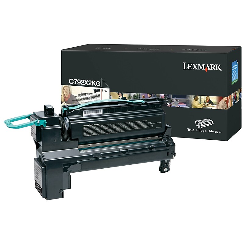 Lexmark C792X2KG Black Extra High Yield Toner Cartridge image 1