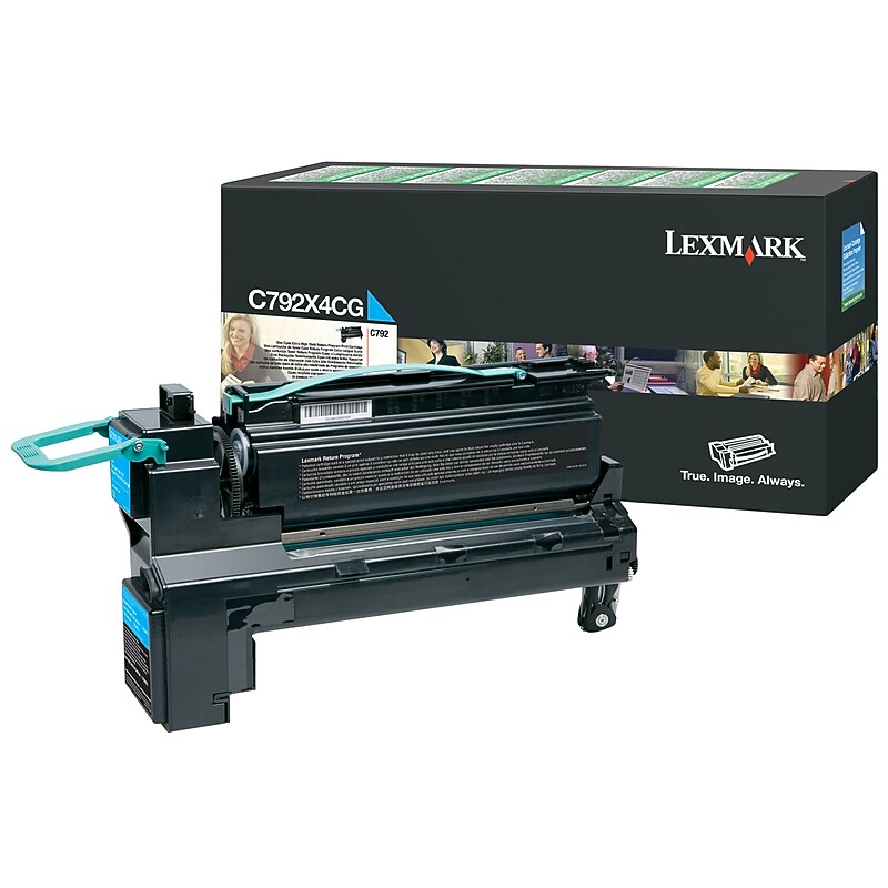 Lexmark 792 Cyan Extra High Yield Toner Cartridge image 1