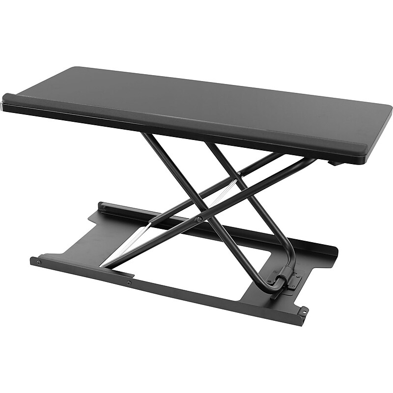 Mount-It! Adjustable Standing Keyboard and Mouse Platform, Black (MI-7146) image 1