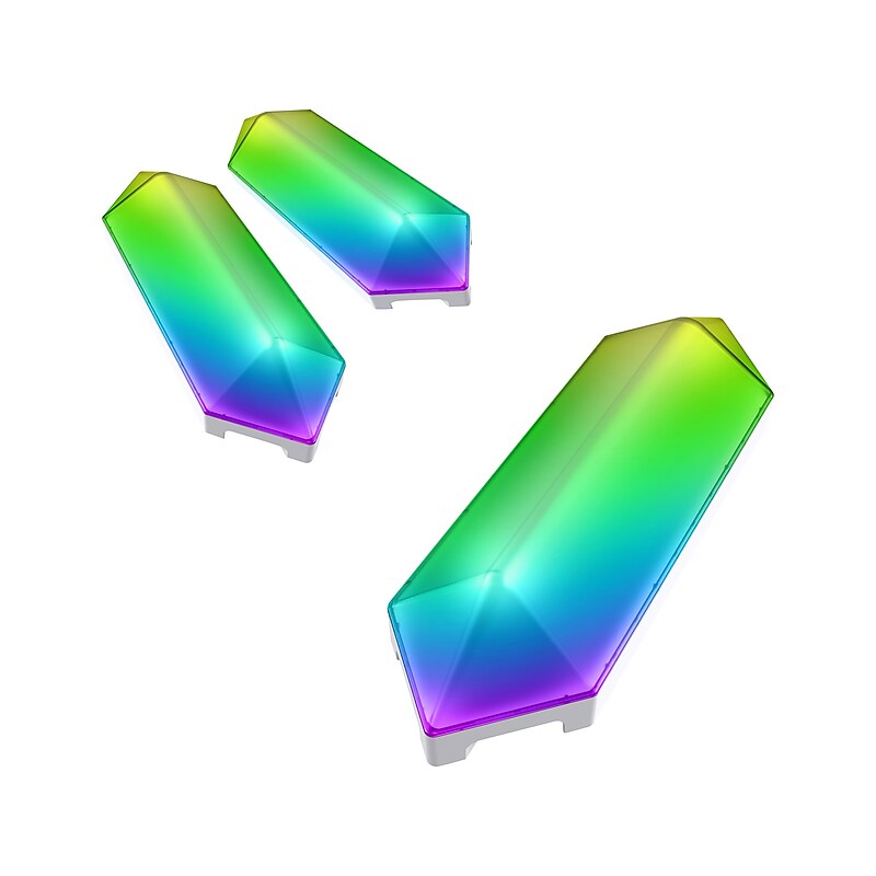 Monster Smart Illuminessence Digit 3D LED Art Panel Kit, Matte (MLB7-1035-RGB) image 1