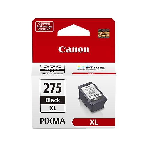 and CL-276 XL Color High Capacity Ink Cartridges 4987C001 Canon PG-275 XL Black - Retail Packaging 4981C001 