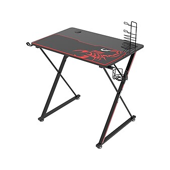 Eureka Ergonomic 31" Computer Gaming Desk, Black (GD0070-BK)