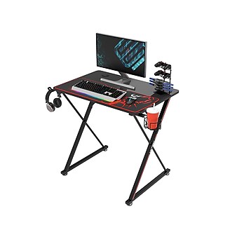 Eureka Ergonomic 31" Computer Gaming Desk, Black (GD0070-BK)