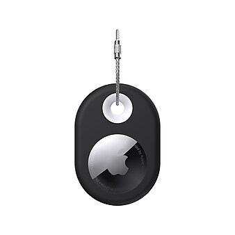 Speck SiliRing Black/White Key Chain Holder for AirTag