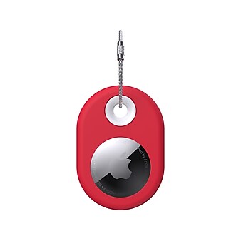 Speck SiliRing Unreal Red/White Key Chain Holder for AirTag