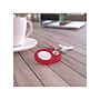 Speck SiliRing Unreal Red/White Key Chain Holder for AirTag~#|#~sp143470343_sc7