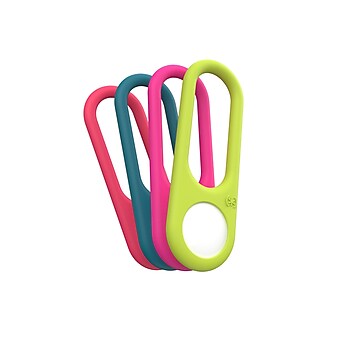 Speck SiliLoop Assorted Basics Colors Luggage Attachable Holders for AirTag, 4/Pack