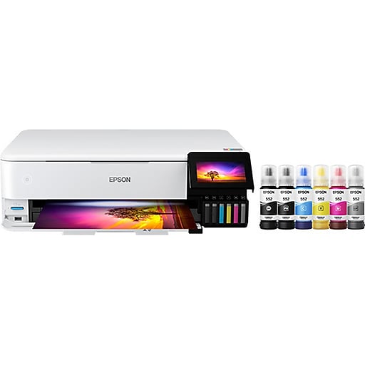 Epson EcoTank Photo ET8550 Wireless Wide Format Color AllInOne