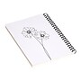 DENY Designs Anemones by the Colour Study Professional Notebooks, 5.5" x 8.25", Dotted, 40 Sheets, White (70286-NOBS01)~#|#~sp143470440_sc7