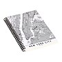 DENY Designs New York City White Map by Multiplicity Notebook, 5.5" x 8.25", Dotted, 40 Sheets, Cream (69105-nobs01)~#|#~sp143470477_sc7