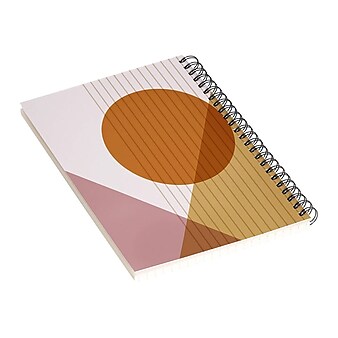 DENY Designs Horizon Lines by Morgan Kendall Professional Notebooks, 5.5" x 8.25", Dotted, 40 Sheets, Multicolor (72677-NOBS01)