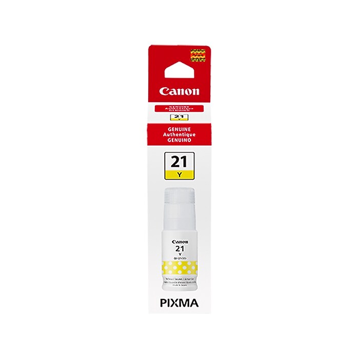 Canon 21 Yellow Standard Yield Ink Bottle (4539C001) | Staples