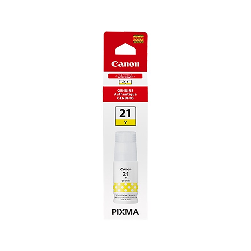 Canon 21 Yellow Standard Yield Ink Bottle (4539C001) image 1