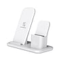 scosche Base3 3-in-1 Wireless Charging Dock for Apple iPhone/Apple Watch/Apple AirPods, White (CSQ3N1WT-SP)~#|#~sp143582159_sc7