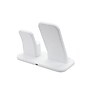 scosche Base3 3-in-1 Wireless Charging Dock for Apple iPhone/Apple Watch/Apple AirPods, White (CSQ3N1WT-SP)~#|#~sp143582160_sc7