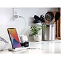 scosche Base3 3-in-1 Wireless Charging Dock for Apple iPhone/Apple Watch/Apple AirPods, White (CSQ3N1WT-SP)~#|#~sp143582164_sc7