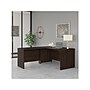Bush Business Furniture Studio C 60"W L Shaped Desk with 42W Return, Black Walnut (STC050BW)~#|#~sp143582173_sc7