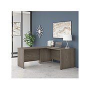 Bush Business Furniture Studio C 60" L-Shaped Desk with 42" Return, Modern Hickory (STC050MH)