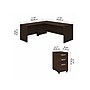 Bush Business Furniture Studio C 72"W L Shaped Desk with Mobile File Cabinet and Return, Black Walnut (STC007BWSU)~#|#~sp143582218_sc7