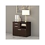 Bush Business Furniture Studio C Office Storage Cabinet with Drawers and Shelves, Black Walnut (SCF130BWSU)~#|#~sp143680522_sc7