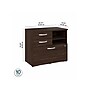 Bush Business Furniture Studio C Office Storage Cabinet with Drawers and Shelves, Black Walnut (SCF130BWSU)~#|#~sp143680524_sc7