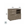 Bush Business Furniture Studio C Office Storage Cabinet with Drawers and Shelves, Modern Hickory (SCF130MHSU)~#|#~sp143680538_sc7
