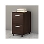 Bush Business Furniture Studio C 2-Drawer Mobile Vertical File Cabinet, Letter/Legal Size, Lockable, Black Walnut (SCF116BWSU)~#|#~sp143680543_sc7