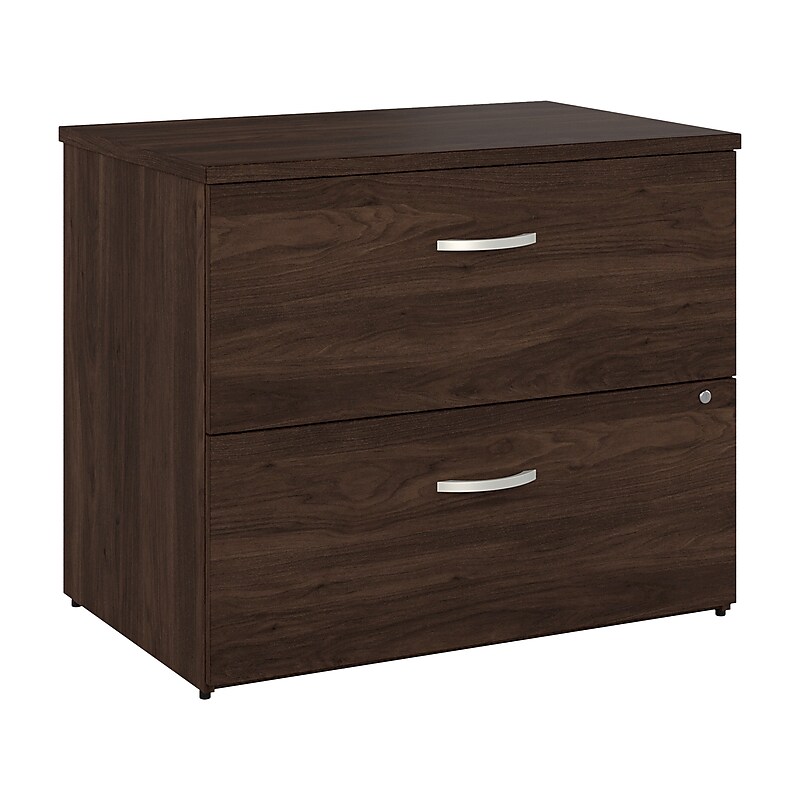 Bush Business Furniture Studio C 2 Drawer Lateral File Cabinet, Black Walnut (SCF136BWSU) image 1