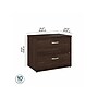 Bush Business Furniture Studio C 2 Drawer Lateral File Cabinet, Black Walnut (SCF136BWSU)~#|#~sp143680564_sc7