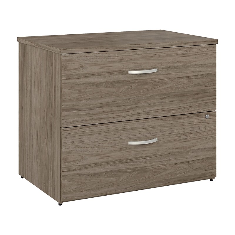 Bush Business Furniture Studio C 2 Drawer Lateral File Cabinet, Modern Hickory (SCF136MHSU) image 1