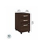 Bush Business Furniture Studio C 3-Drawer Mobile Vertical File Cabinet, Letter/Legal Size, Lockable, Black Walnut (SCF216BWSU)~#|#~sp143680579_sc7