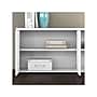 Bush Business Furniture Studio C Low Storage Cabinet with Doors and Shelves, White (SCS160WH)~#|#~sp143680603_sc7