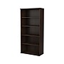 Bush Business Furniture Studio C 73"H 5-Shelf Bookcase with Adjustable Shelves, Black Walnut Laminated Wood (SCB136BW)~#|#~sp143680664_sc7