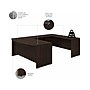 Bush Business Furniture Studio C 72"W U Shaped Desk with Mobile File Cabinet, Black Walnut (STC004BWSU)~#|#~sp143680691_sc7