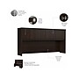 Bush Business Furniture Studio C 72"W U Shaped Desk with Hutch and Mobile File Cabinet, Black Walnut (STC003BWSU)~#|#~sp143680700_sc7