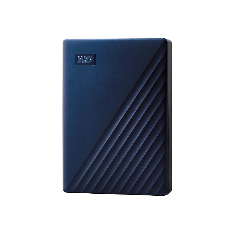 WD My Passport for Mac 4TB, External Hard Drive, Midnight Blue (WDBA2F0040BBL-WESN) image 1