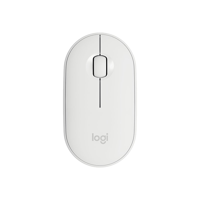 Logitech Pebble Wireless Optical Mouse, White (910-005770) image 1