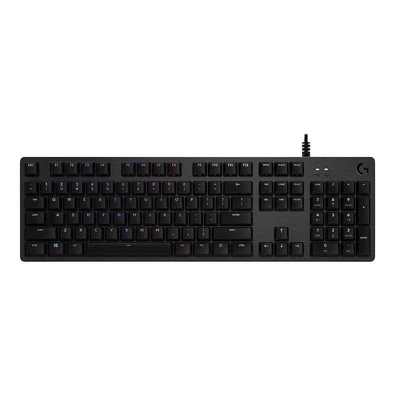 Logitech G G512 Gaming Mechanical Keyboard, Carbon (920-008936) image 1