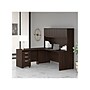 Bush Business Furniture Studio C 72"W L Shaped Desk with Hutch, Mobile File Cabinet and Return, Black Walnut (STC006BWSU)~#|#~sp143774706_sc7