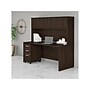 Bush Business Furniture Studio C 72"W Office Desk with Hutch and Mobile File Cabinet, Black Walnut (STC011BWSU)~#|#~sp143774723_sc7